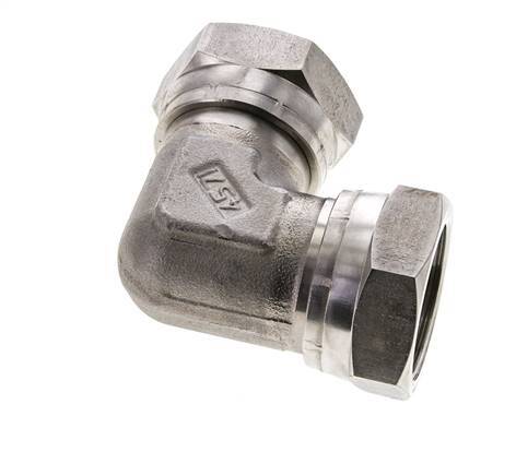 L-Koppeling G1/1/4" Binnendraad Hoge Druk RVS 350bar Hydrauliek