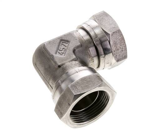 L-Koppeling G1/1/4" Binnendraad Hoge Druk RVS 350bar Hydrauliek