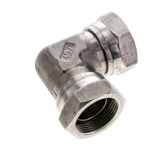 L-Koppeling G1/1/4" Binnendraad Hoge Druk RVS 350bar Hydrauliek