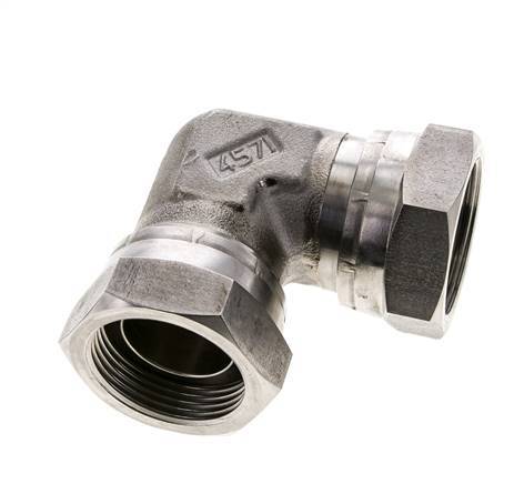 L-Koppeling G1/1/4" Binnendraad Hoge Druk RVS 350bar Hydrauliek