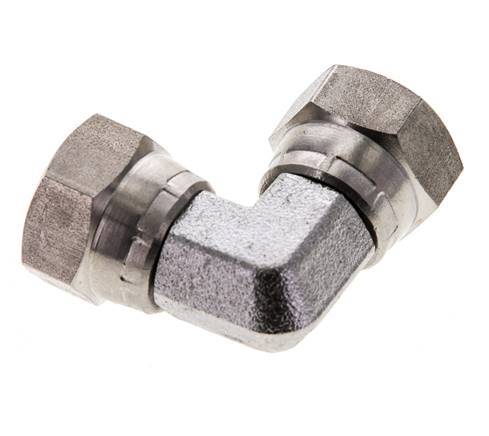 L-Koppeling G1/4" Binnendraad Hoge Druk RVS 350bar Hydrauliek