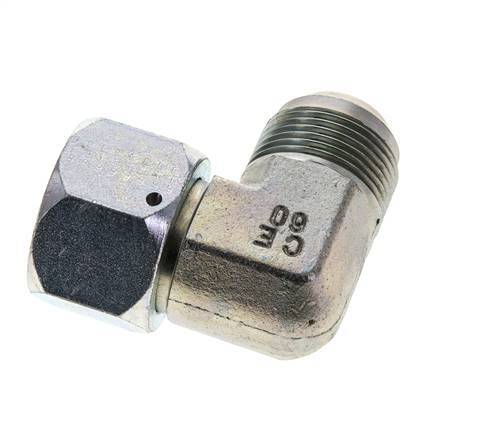 90° JIC L-Koppeling UN 1-5/16''-12 Buitendraad X Binnendraad Staal 170bar