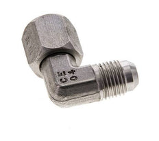 90° JIC L-Koppeling UNF 9/16''-18 Buitendraad X Binnendraad RVS 275bar