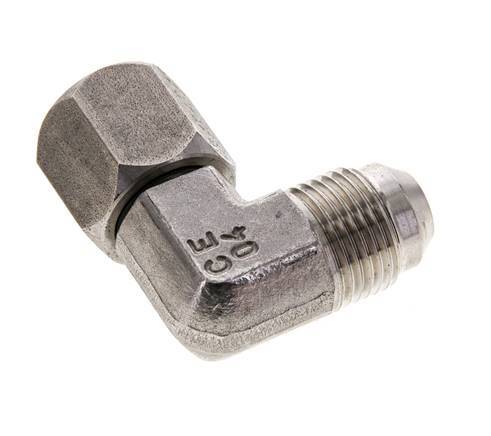 90° JIC L-Koppeling UNF Koppeling 3/4''-16 Buitendraad X Binnendraad RVS 275bar