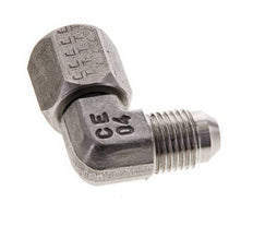 90° JIC L-Koppeling UNF 1/2''-20 Buitendraad X Binnendraad RVS 275bar
