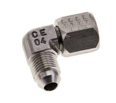 90° JIC L-Koppeling UNF 1/2''-20 Buitendraad X Binnendraad RVS 275bar