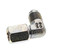 90° JIC L-Koppeling UNF 7/16''-20 Buitendraad X Binnendraad Staal 310bar