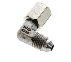 90° JIC L-Koppeling UNF 7/16''-20 Buitendraad X Binnendraad Staal 310bar