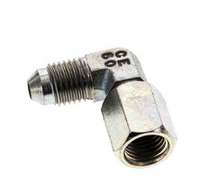 90° JIC L-Koppeling UNF 7/16''-20 Buitendraad X Binnendraad Staal 310bar