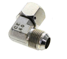 90° JIC L-Koppeling UN 1-1/16''-12 Buitendraad X Binnendraad Staal 210bar