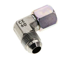 90° JIC L-Koppeling UNF 3/4''-16 Buitendraad X Binnendraad Staal 275bar