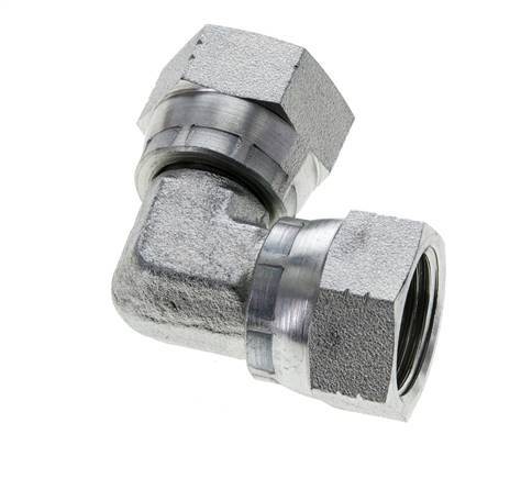 90° JIC L-Koppeling UNF 7/8''-14 Staal 210bar