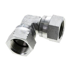 90° JIC L-Koppeling UNF 7/8''-14 Staal 210bar