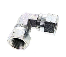 90° JIC L-Koppeling UNF 9/16''-18 Staal 275bar