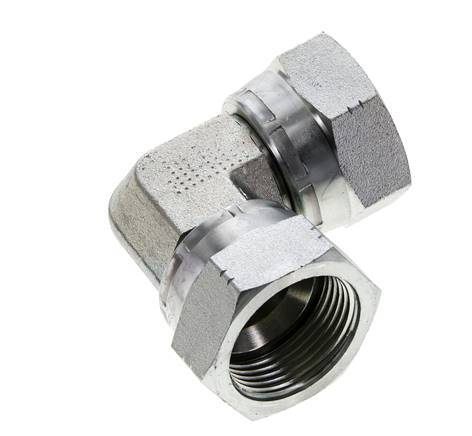 90° JIC L-Koppeling UN 1-5/16''-12 Staal 170bar