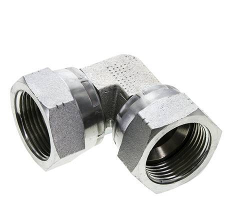 90° JIC L-Koppeling UN 1-5/16''-12 Staal 170bar