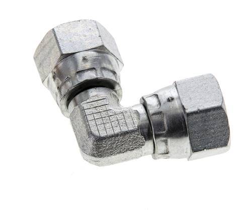 90° JIC L-Koppeling UNF 1/2''-20 Staal 275bar