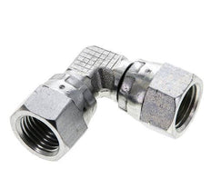 90° JIC L-Koppeling UNF 1/2''-20 Staal 275bar