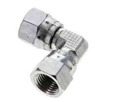 90° JIC L-Koppeling UNF 1/2''-20 Staal 275bar