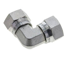 90° JIC L-Koppeling UN 1-1/16''-12 Staal 210bar
