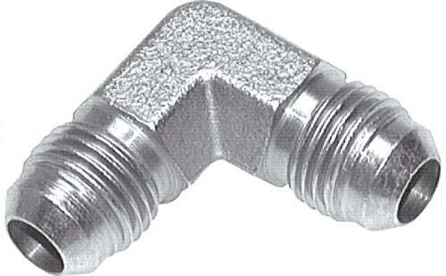 90° JIC L-Koppeling UN 1-1/16''-12 Buitendraad RVS 350bar