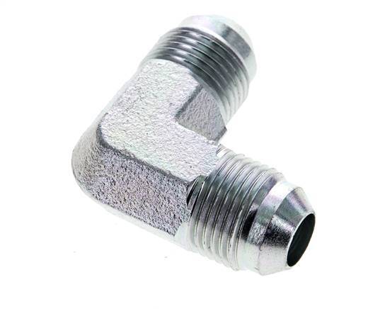 90° JIC L-Koppeling UNF 3/4''-16 Buitendraad Staal 350bar