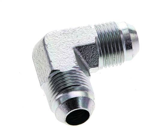 90° JIC L-Koppeling UNF 3/4''-16 Buitendraad Staal 350bar