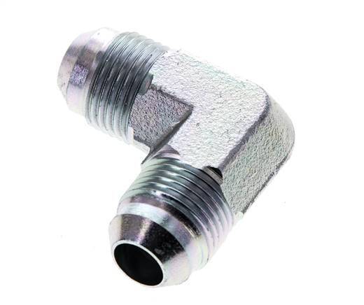 90° JIC L-Koppeling UNF 3/4''-16 Buitendraad Staal 350bar