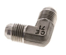 90° JIC L-Koppeling UNF 9/16''-18 Buitendraad RVS 350bar