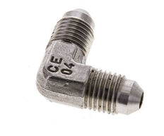 90° JIC L-Koppeling UNF 7/16''-20 Buitendraad RVS 450bar