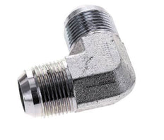 90° JIC L-Koppeling UN 1-3/16''-12 Buitendraad Staal 170bar