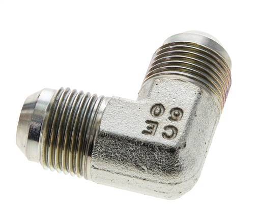 90° JIC L-Koppeling UNF 7/8''-14 Buitendraad Staal 350bar