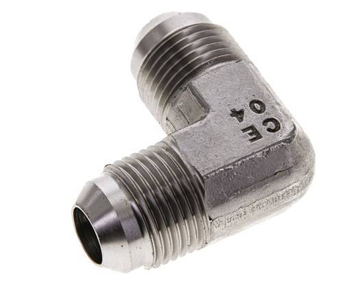 90° JIC L-Koppeling UNF 3/4''-16 Buitendraad RVS 350bar