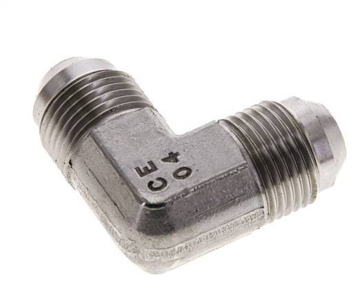 90° JIC L-Koppeling UNF 3/4''-16 Buitendraad RVS 350bar