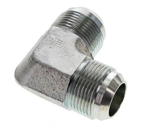 90° JIC L-Koppeling UN 1-5/16''-12 Buitendraad Staal 290bar