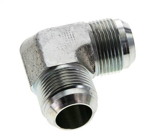 90° JIC L-Koppeling UN 1-5/16''-12 Buitendraad Staal 290bar