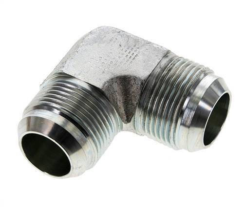 90° JIC L-Koppeling UN 1-5/16''-12 Buitendraad Staal 290bar