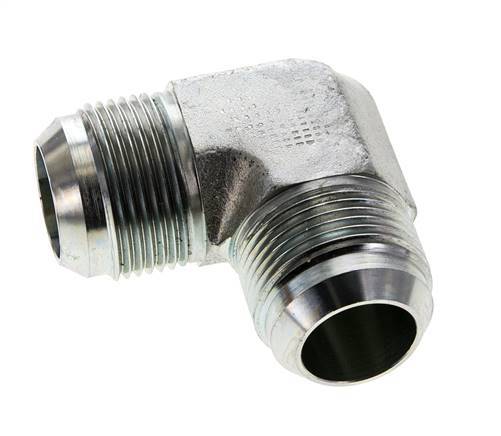 90° JIC L-Koppeling UN 1-5/16''-12 Buitendraad Staal 290bar