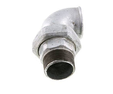 90° L-Koppeling Aansluiting 2'' Buitendraad R X Binnendraad Rp Gietijzer Conische Afdichting 25bar