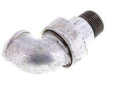 90° L-Koppeling Aansluiting 1'' Buitendraad R X Binnendraad Rp Gietijzer Conische Afdichting 25bar