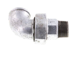 90° L-Koppeling Aansluiting 1'' Buitendraad R X Binnendraad Rp Gietijzer Conische Afdichting 25bar