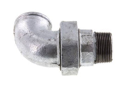 90° L-Koppeling Aansluiting 1 1/4'' Buitendraad R X Binnendraad Rp Gietijzer Conische Afdichting 25bar