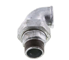 90° L-Koppeling Aansluiting 1 1/4'' Buitendraad R X Binnendraad Rp Gietijzer Conische Afdichting 25bar