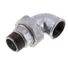 90° L-Koppeling Aansluiting 1 1/4'' Buitendraad R X Binnendraad Rp Gietijzer Conische Afdichting 25bar