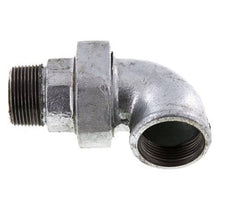 90° L-Koppeling Aansluiting 1 1/4'' Buitendraad R X Binnendraad Rp Gietijzer Conische Afdichting 25bar