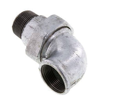 90° L-Koppeling Aansluiting 1 1/4'' Buitendraad R X Binnendraad Rp Gietijzer Conische Afdichting 25bar