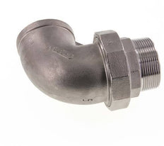90° L-Koppeling Aansluiting 2'' Buitendraad R X Binnendraad Rp RVS Conische Seal 16bar