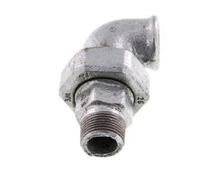 90° L-Koppeling Aansluiting 3/4'' Buitendraad R X Binnendraad Rp Gietijzer Conische Afdichting 25bar
