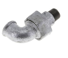90° L-Koppeling Aansluiting 3/8'' Buitendraad R X Binnendraad Rp Gietijzer Conische Afdichting 25bar