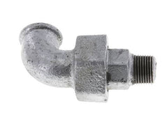 90° L-Koppeling Aansluiting 3/8'' Buitendraad R X Binnendraad Rp Gietijzer Conische Afdichting 25bar
